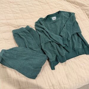 American Eagle Outfitters Teal Lounge Set